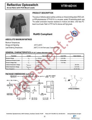 VTR16D1H datasheet  